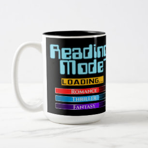 Caneca De Café Em Dois Tons Modo de Leitura do Gênero Personalizado