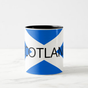 Caneca De Café Em Dois Tons Mogcnt Scottish Flag