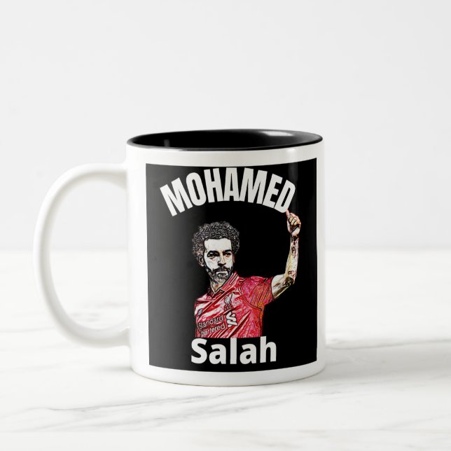 Caneca De Café Em Dois Tons Mohamed Salah (Esquerda)