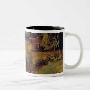 Caneca De Café Em Dois Tons Moinho no vale perto de Amalfi, 1829