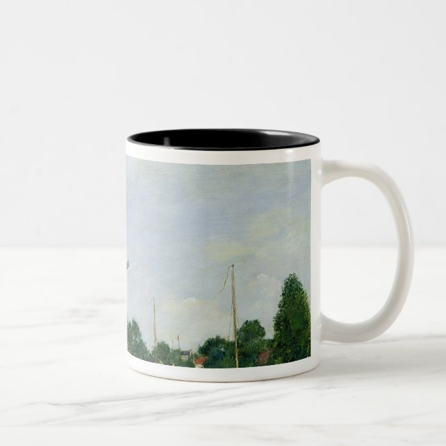 Caneca De Café Em Dois Tons Moinhos de vento holandeses, 1884 (Direita)