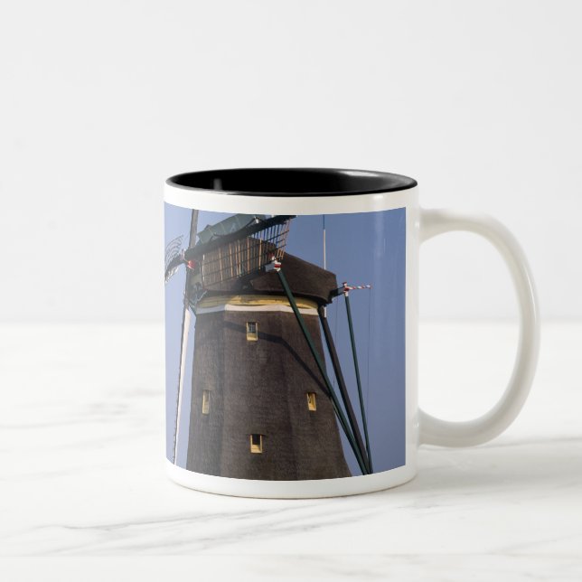 Caneca De Café Em Dois Tons Moinhos de vento, Leidschendam, Holanda (Direita)