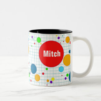 Caneca De Café Em Dois Tons Mok - computerspel agario-stijl - jongen