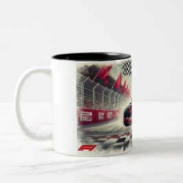 Caneca De Café Em Dois Tons Mok met formule 1