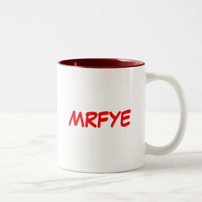 Caneca De Café Em Dois Tons Molas MRFYE (Estilo 2) (Direita)