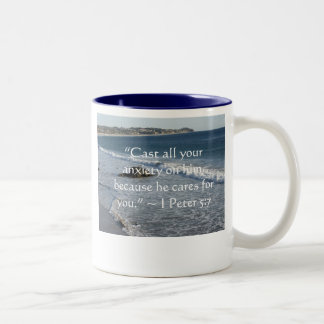 Caneca De Café Em Dois Tons Molde toda sua ansiedade nele…