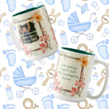 Moldura Floral de Primavera com Foto e Texto Perso