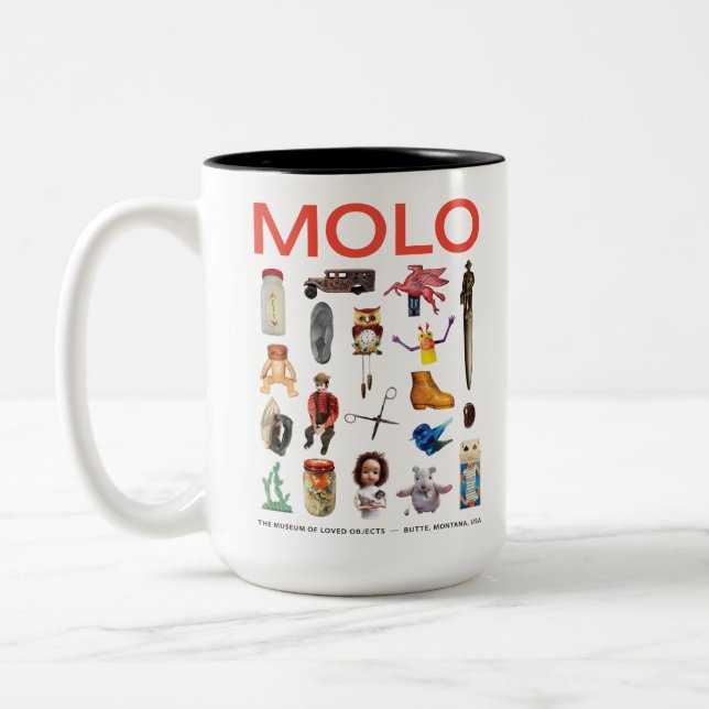 Caneca De Café Em Dois Tons MOLO Artefatos Museu de Objetos Amados (Esquerda)