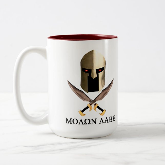 CANECA DE CAFÉ EM DOIS TONS MOLON LABE (Esquerda)