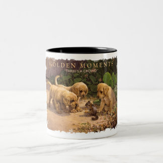 CANECA DE CAFÉ EM DOIS TONS MOMENTOS DOURADOS