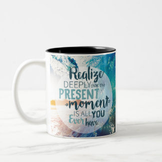 Caneca De Café Em Dois Tons Momentos Encorajando Sucesso Dicas de Vida Citam A