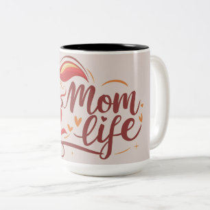 Caneca De Café Em Dois Tons Mon Life