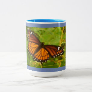 Caneca De Café Em Dois Tons Monarca alaranjado