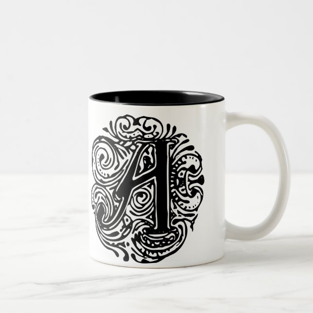 Caneca De Café Em Dois Tons Monarquia "A" (Direita)