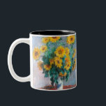 Caneca De Café Em Dois Tons Monet France Buquê Sunflower Impressionista Peop<br><div class="desc">Monet France Buquê Girassóis Pessoas impressionistas Sunflower Place Design apresenta um buquê floral, um excelente exemplo de trabalho de arte de expressionismo. Monet France Buquê Girassóis Pessoas impressionistas Sunflower Place Design reflete a essência do artista e o período criado em. Perfeito para entusiastas da arte de todas as idades, nosso...</div>