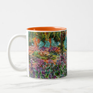 Caneca De Café Em Dois Tons Monet The Artist Garden at Giverny