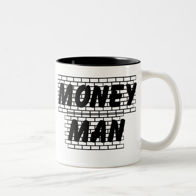 Caneca De Café Em Dois Tons Money Man Cup (Direita)
