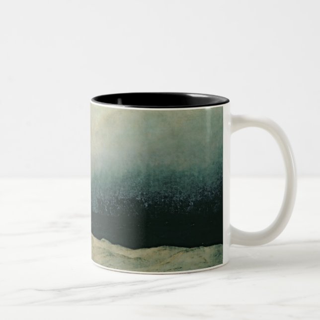 Caneca De Café Em Dois Tons Monge pelo mar, 1809 (Direita)