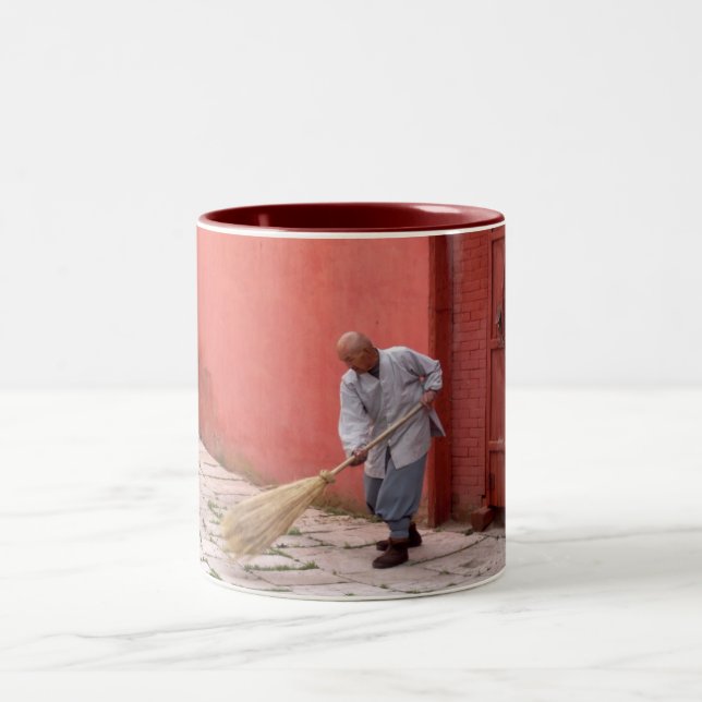 Caneca De Café Em Dois Tons Monk Mug Budista (Centro)