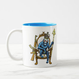 Caneca De Café Em Dois Tons Monkey Face