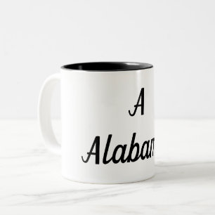 Caneca De Café Em Dois Tons Monograma do Alabama