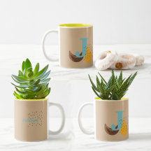 Monograma Personalizado do Estilo Boho e Nome Colo