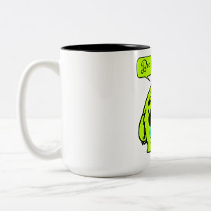 Caneca De Café Em Dois Tons monstro boo