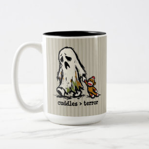 Caneca De Café Em Dois Tons Monstro Fofo Fantasma Macaco de Meia Brinquedo Fra