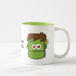 Caneca De Café Em Dois Tons Monstro Frankenstein Fofo