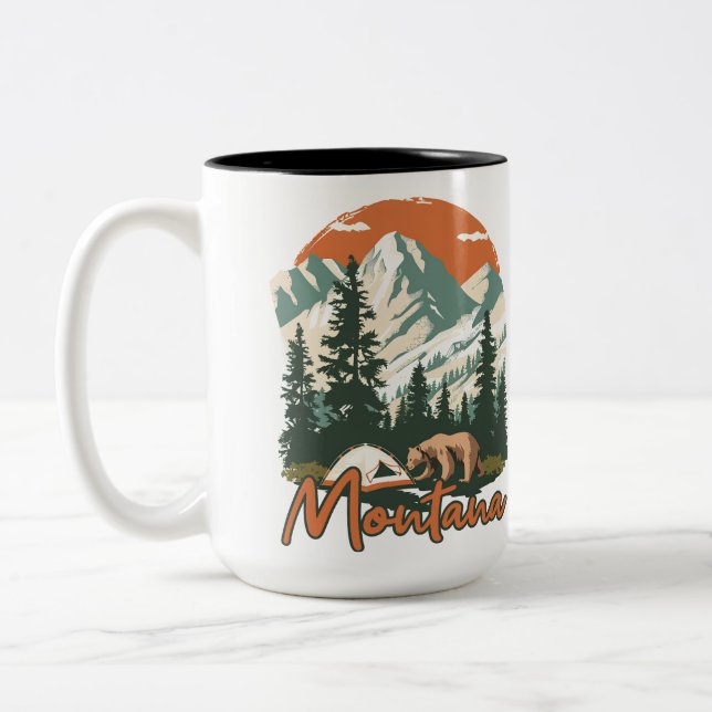 Caneca De Café Em Dois Tons Montana (Esquerda)