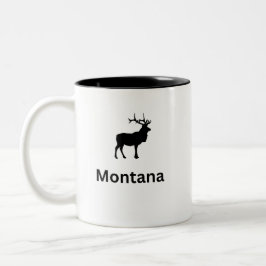 Caneca De Café Em Dois Tons Montana Elk