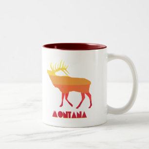 Caneca De Café Em Dois Tons Montana Elk