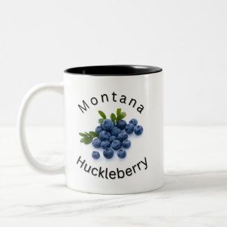 Caneca De Café Em Dois Tons Montana Huckleberry. desportistas, Montana, ao ar 