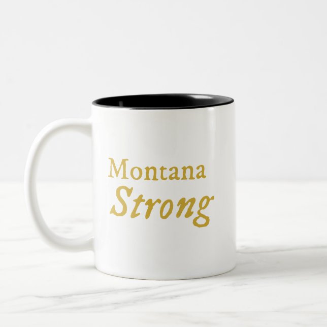 Caneca De Café Em Dois Tons Montana Strong Coffee Mug (Esquerda)