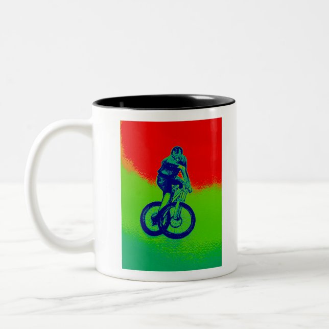 Caneca De Café Em Dois Tons Montanha (Esquerda)
