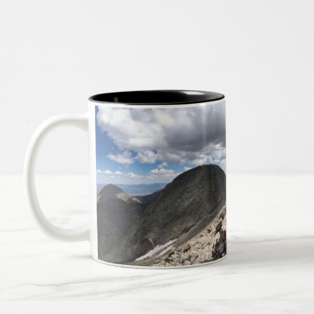 Caneca De Café Em Dois Tons Montanha Mug - Ponto Desafiador (Esquerda)
