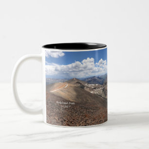 Caneca De Café Em Dois Tons Montanha - Pico de Nuvem Redcloud