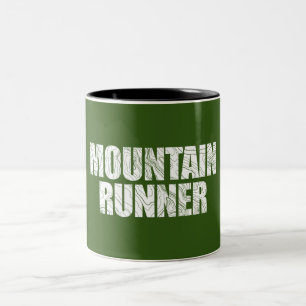 Caneca De Café Em Dois Tons Montanha Runner