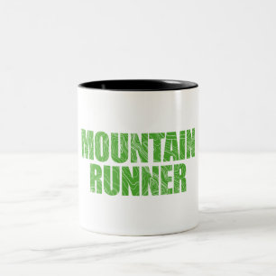 Caneca De Café Em Dois Tons Montanha Runner