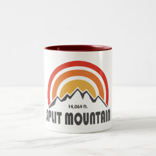 Caneca De Café Em Dois Tons Montanha Split Califórnia