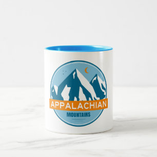 Caneca De Café Em Dois Tons Montanhas Appalachian