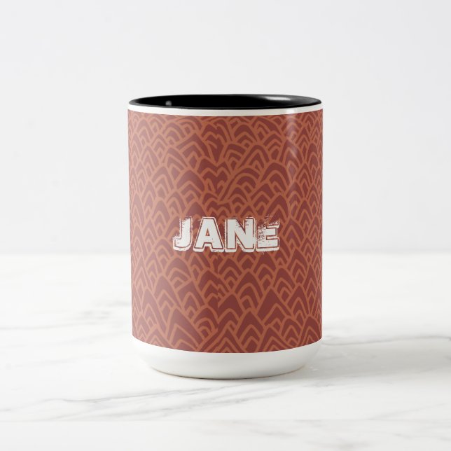 Caneca De Café Em Dois Tons Montanhas Beije (Centro)