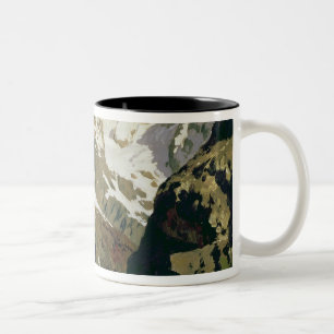 Caneca De Café Em Dois Tons Montanhas de Mont Blanc, 1897