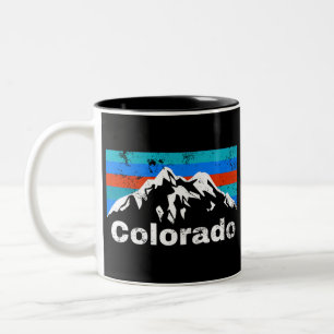 Caneca De Café Em Dois Tons Montanhas do Colorado