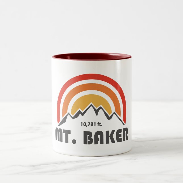 Caneca De Café Em Dois Tons Monte Baker (Centro)