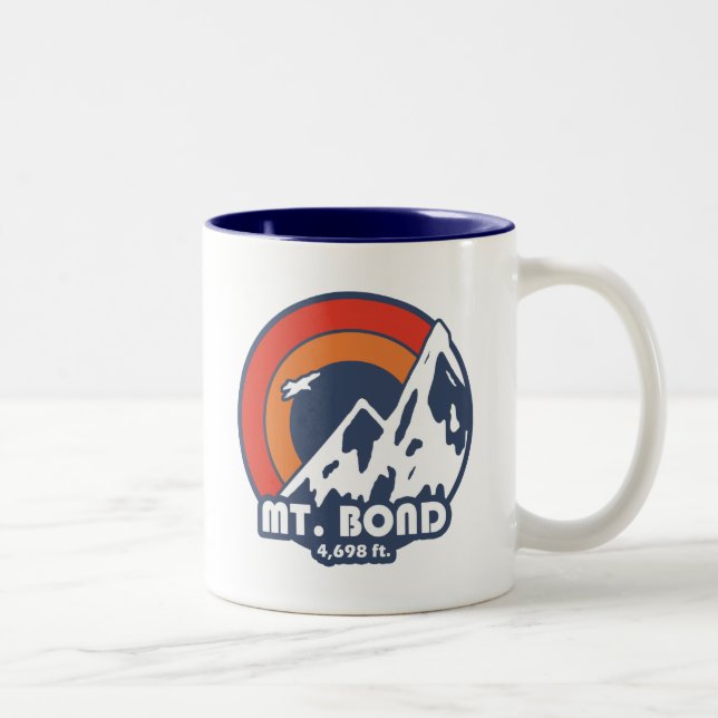 Caneca De Café Em Dois Tons Monte Bond New Hampshire Sun Eagle (Direita)