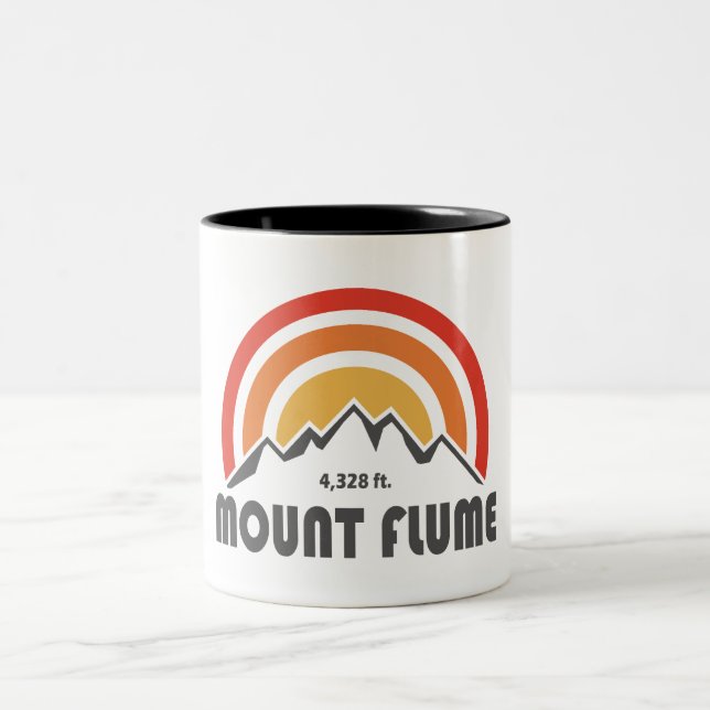 Caneca De Café Em Dois Tons Monte Flume New Hampshire (Centro)