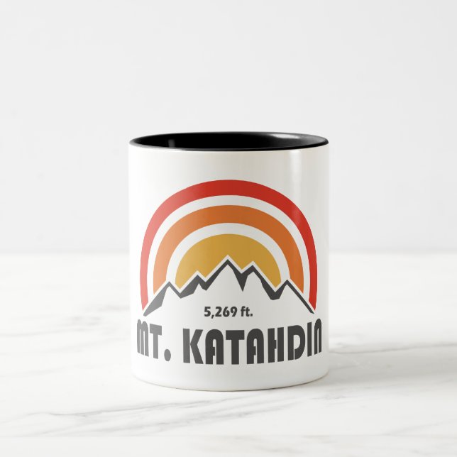 Caneca De Café Em Dois Tons Monte Katahdin (Centro)