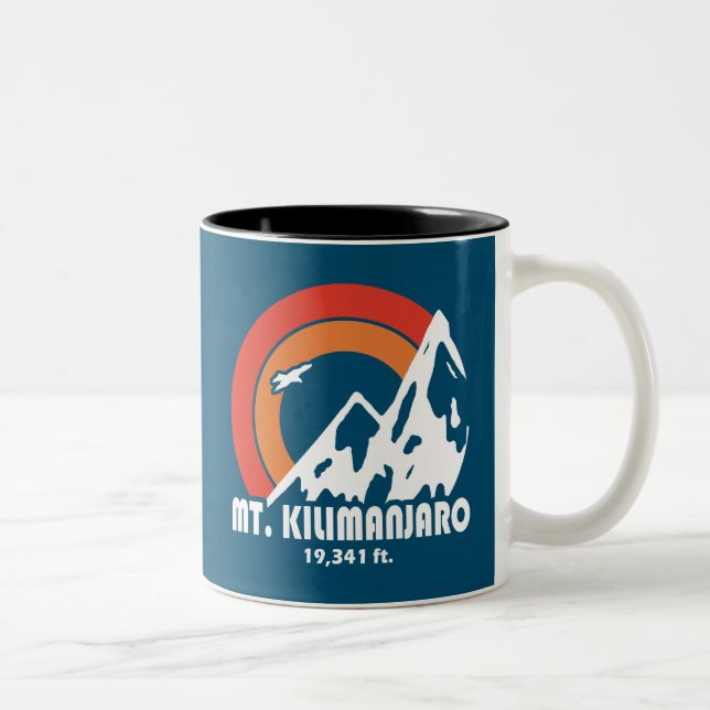 Caneca De Café Em Dois Tons Monte Kilimanjaro Sun Eagle (Direita)