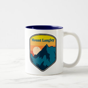 Caneca De Café Em Dois Tons Monte Langley California Sunrise